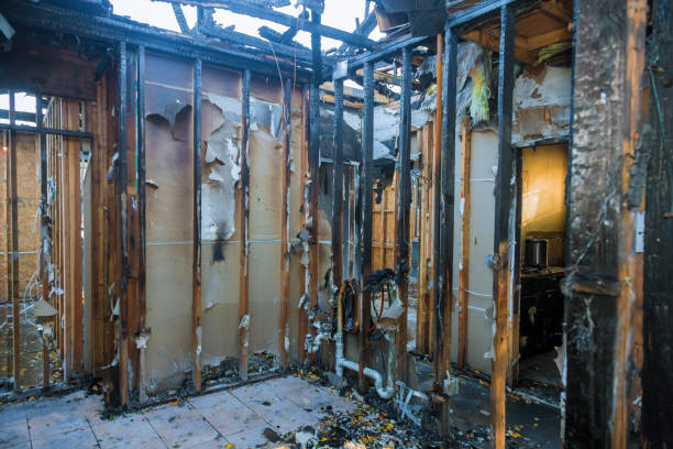 Professional Fire Damage Removal technician working in Chester, SC